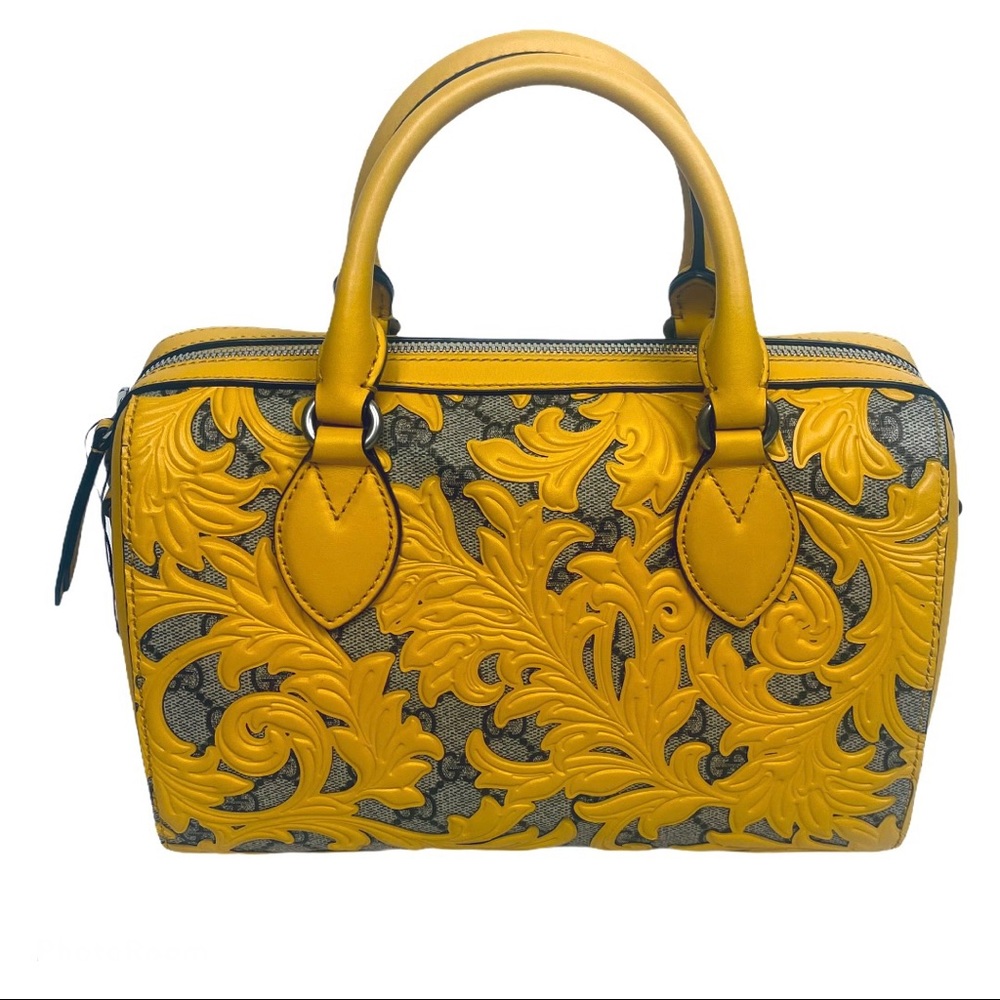NEW GUCCI Arabesque Boston Bag